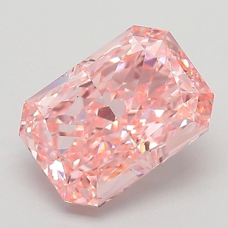 2.24 Ct. Fancy Vivid  Pink Radiant Lab Grown Diamond