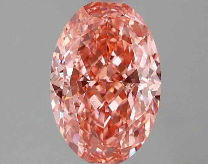 1.45 Ct. Fancy Pink Oval Lab Grown Diamond