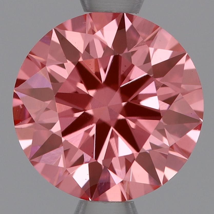 1.04 Ct. Fancy Vivid Pink Round Lab Grown Diamond