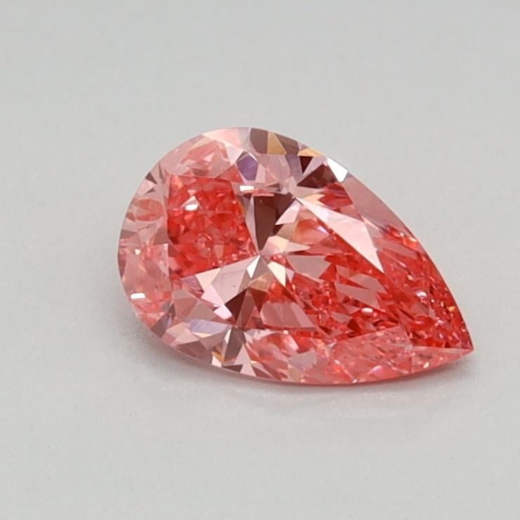 0.40 Ct. Fancy Vivid Pink Pear Lab Grown Diamond
