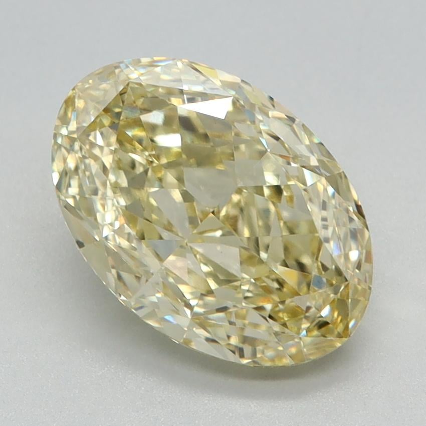 2.13 Ct. Fancy Intense Yellow Oval Lab Grown Diamond