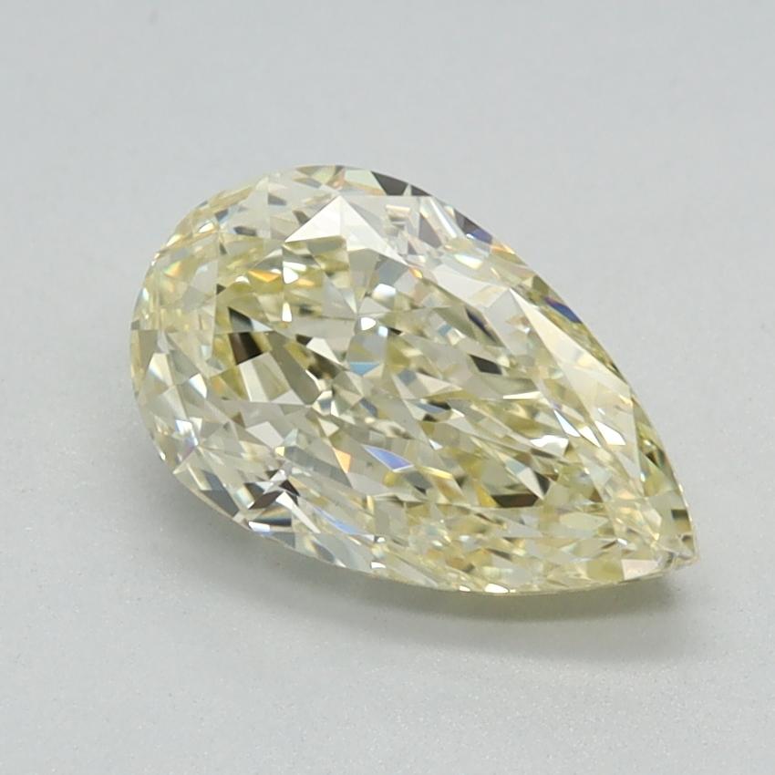 1.14 Ct. Fancy Light Yellow Pear Lab Grown Diamond
