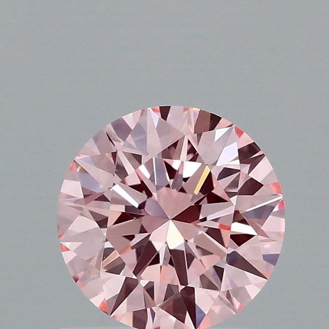 0.86 Ct. Fancy Intense Pink Round Lab Grown Diamond
