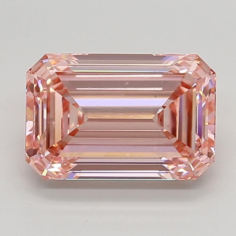 4.50 Ct. Fancy Intense  Pink Emerald Lab Grown Diamond