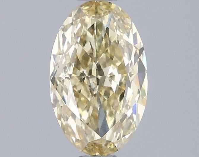 1.01 Ct. Fancy Yellow Oval Lab Grown Diamond
