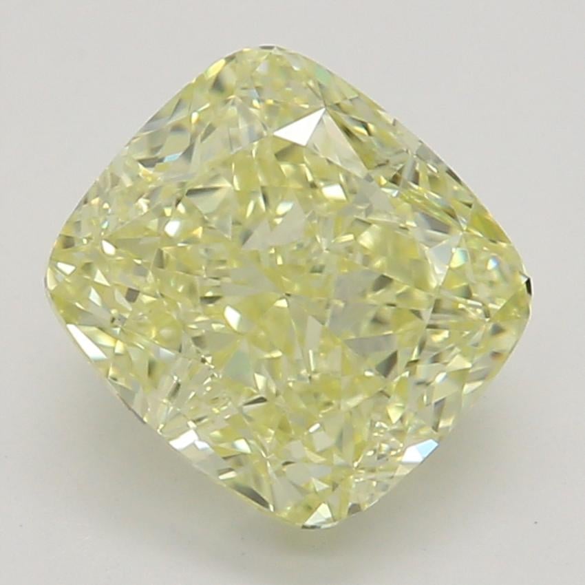 1.12 Ct. Fancy Yellow Cushion Diamond