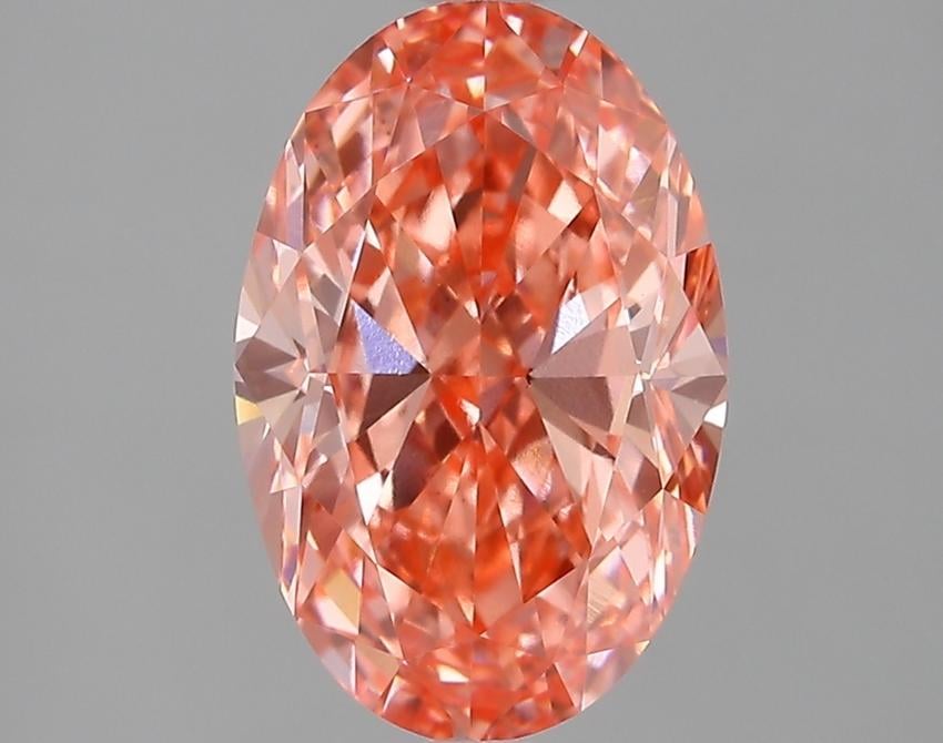 4.00 Ct. Fancy Pink Oval Lab Grown Diamond