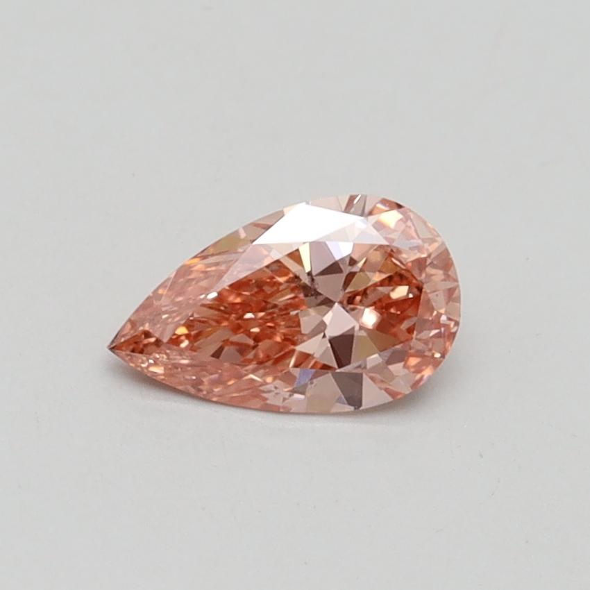 0.50 Ct. Fancy Intense Pink Pear Lab Grown Diamond