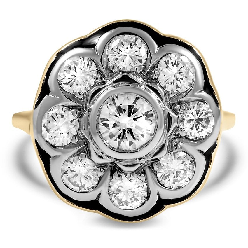 Edwardian Diamond Cocktail Ring