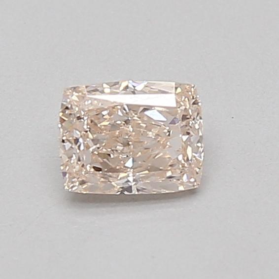 0.51 Ct. Fancy Light Brownish Pink Cushion Lab Grown Diamond