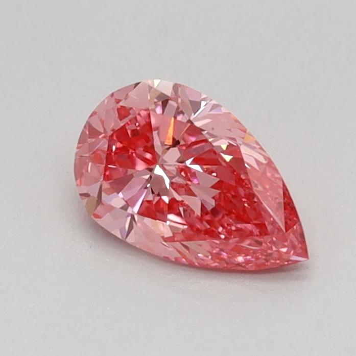 0.37 Ct. Fancy Vivid Pink Pear Lab Grown Diamond