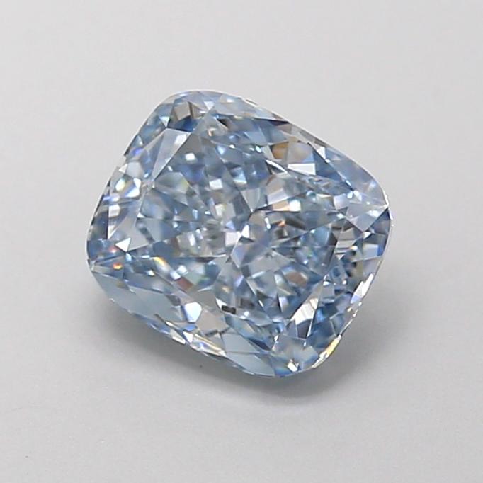 1.01 Ct. Fancy Blue Cushion Lab Grown Diamond