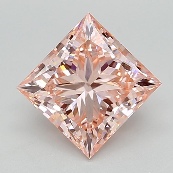 3.30 Ct. Fancy Vivid  Pink Princess Lab Grown Diamond