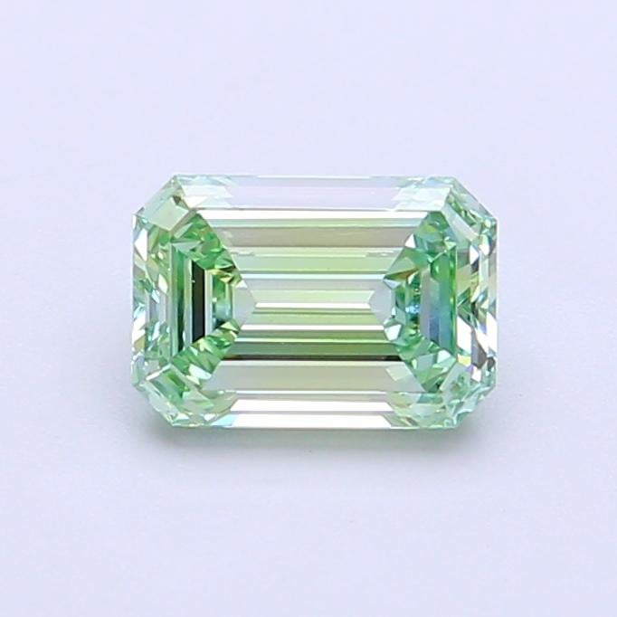 1.01 Ct. Fancy Vivid Green Emerald Lab Grown Diamond