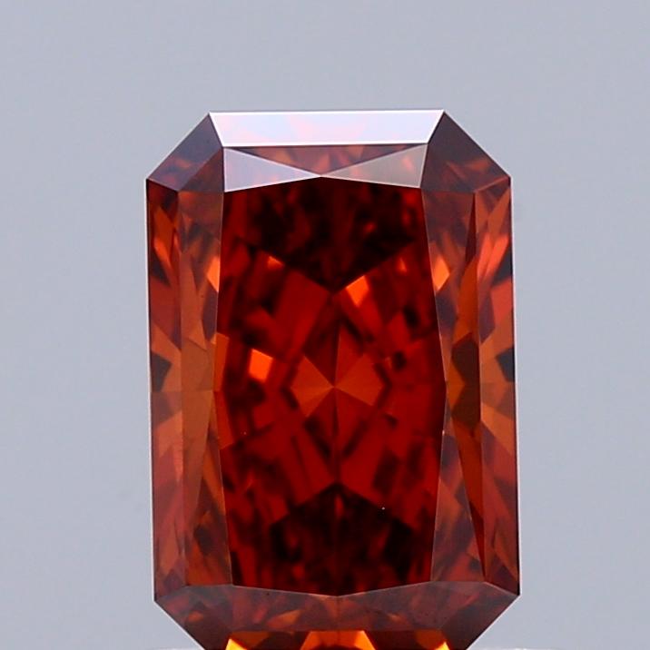 1.11 Ct. Fancy Vivid Orange Radiant Lab Grown Diamond