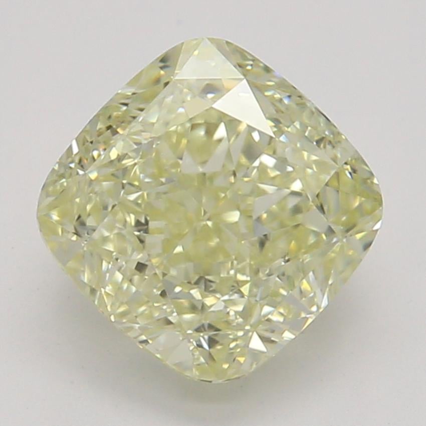 1.12 Ct. Fancy Light Yellow Cushion Diamond