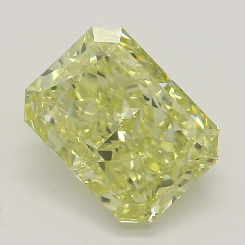 0.76 Ct. Fancy Yellow Radiant Diamond