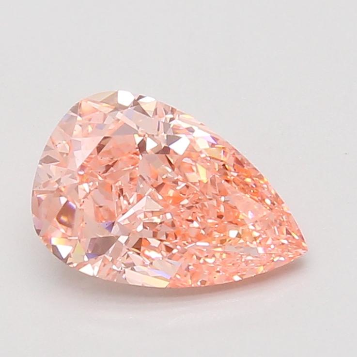 2.08 Ct. Fancy Vivid Pink Pear Lab Grown Diamond