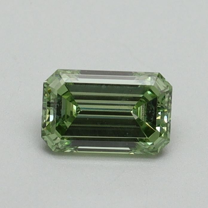 0.51 Ct. Fancy Vivid Green Emerald Lab Grown Diamond