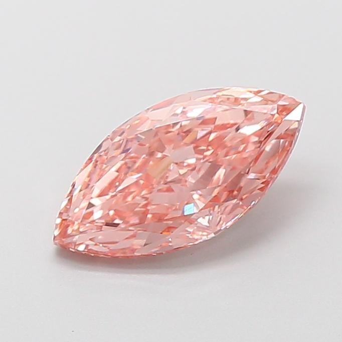 1.62 Ct. Fancy Intense Orangy Pink Marquise Lab Grown Diamond