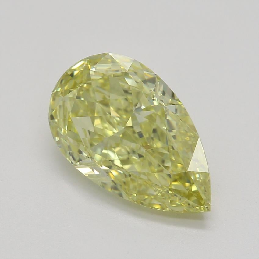 1.62 Ct. Fancy Yellow Pear Diamond