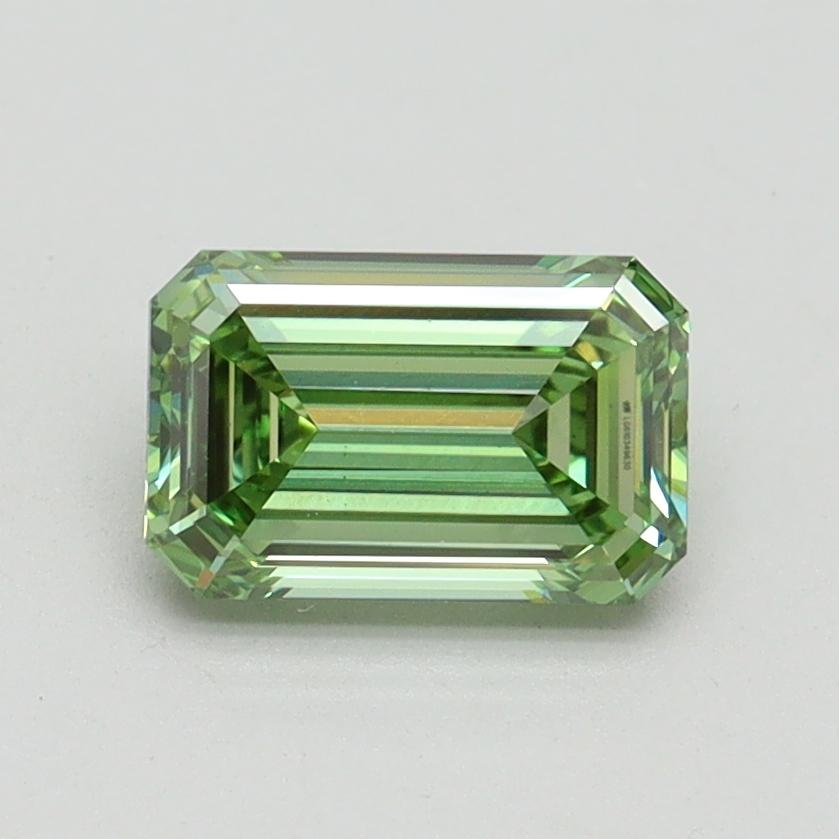 1.05 Ct. Fancy Vivid Green Emerald Lab Grown Diamond