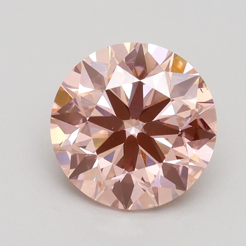 2.03 Ct. Fancy Intense Pink Round Lab Grown Diamond