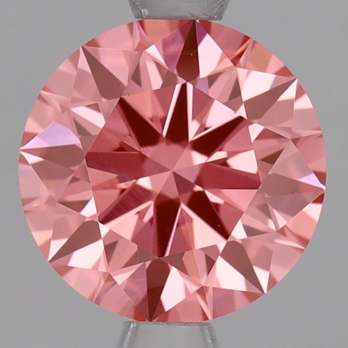 1.08 Ct. Fancy Vivid Pink Round Lab Grown Diamond