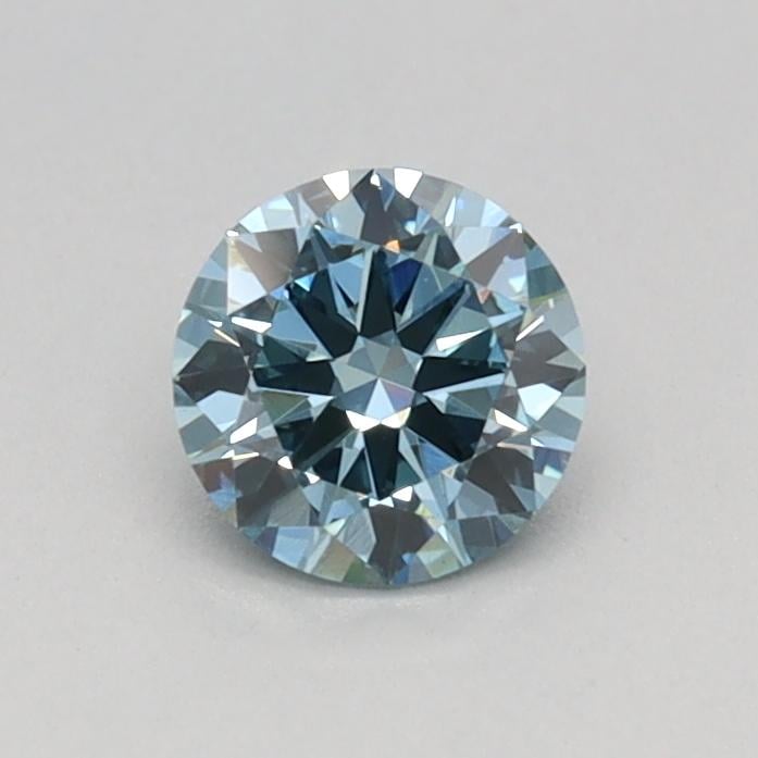 0.34 Ct. Fancy Intense Blue Round Lab Grown Diamond