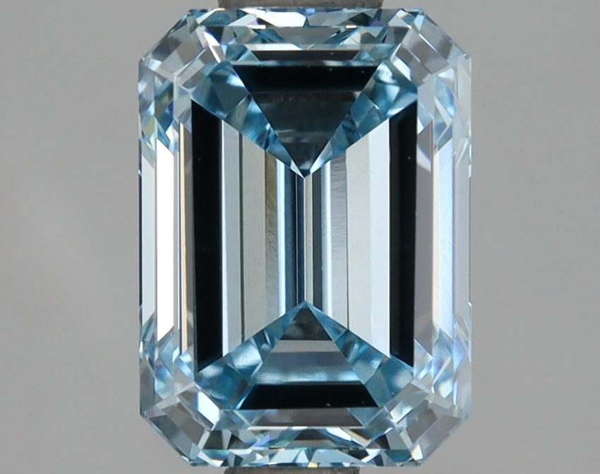 2.03 Ct. Fancy Intense Blue Emerald Lab Grown Diamond