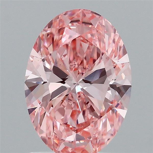 1.52 Ct. Fancy Vivid Pink Oval Lab Grown Diamond