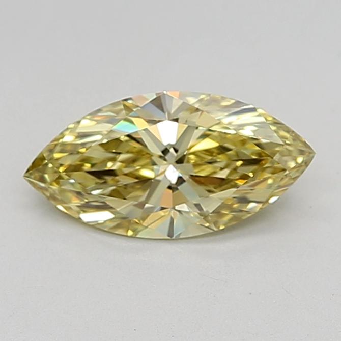 1.09 Ct. Fancy Intense  Yellow Marquise Lab Grown Diamond
