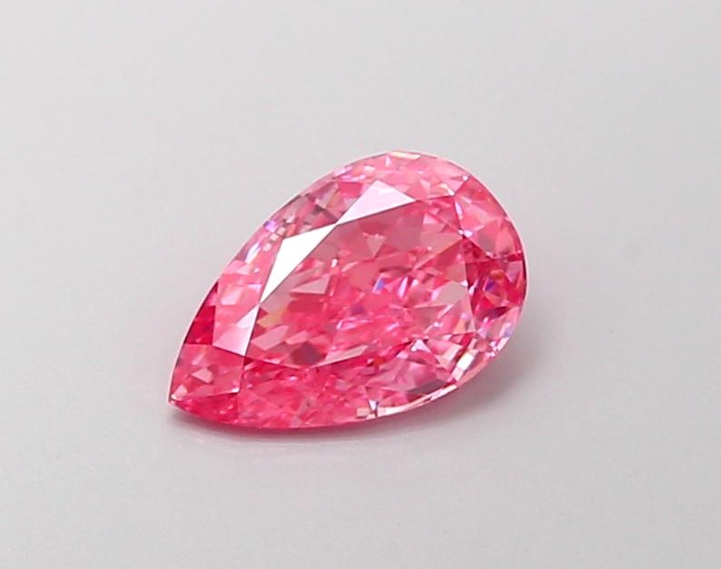 1.00 Ct. Fancy Vivid  Pink Pear Lab Grown Diamond