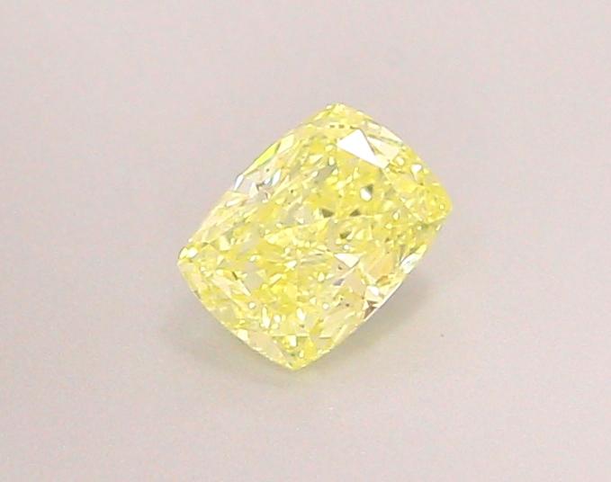 0.45 Ct. Fancy Yellow Cushion Lab Grown Diamond
