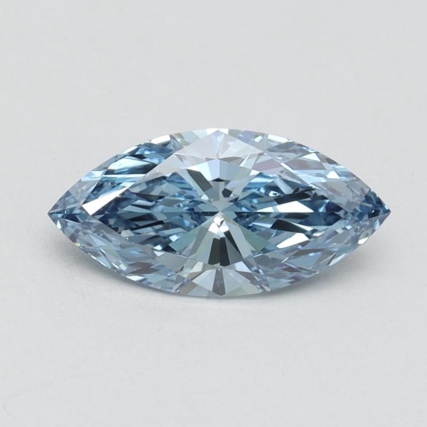 1.00 Ct. Fancy Vivid Blue Marquise Lab Grown Diamond