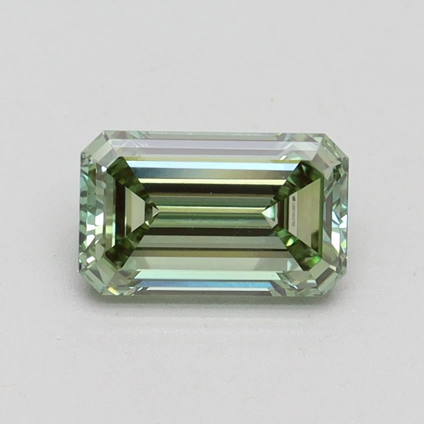 1.09 Ct. Fancy Intense Green Emerald Lab Grown Diamond
