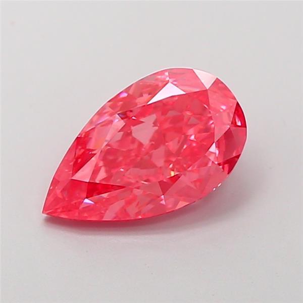 1.75 Ct. Fancy Vivid  Pink Pear Lab Grown Diamond
