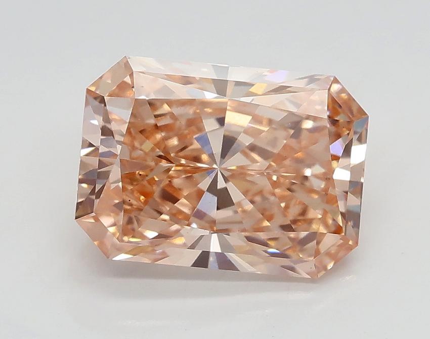 2.54 Ct. Fancy Pink Radiant Lab Grown Diamond