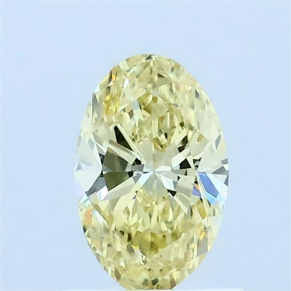 0.59 Ct. Fancy Yellow Oval Lab Grown Diamond
