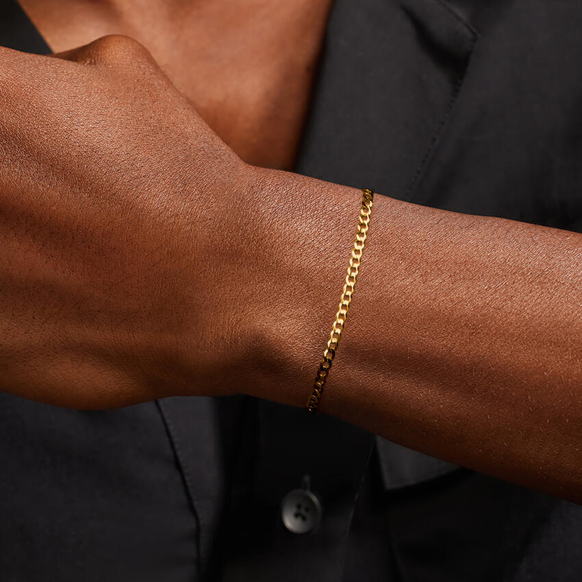 Blake 7.5 in. Curb Chain Bracelet (3mm)