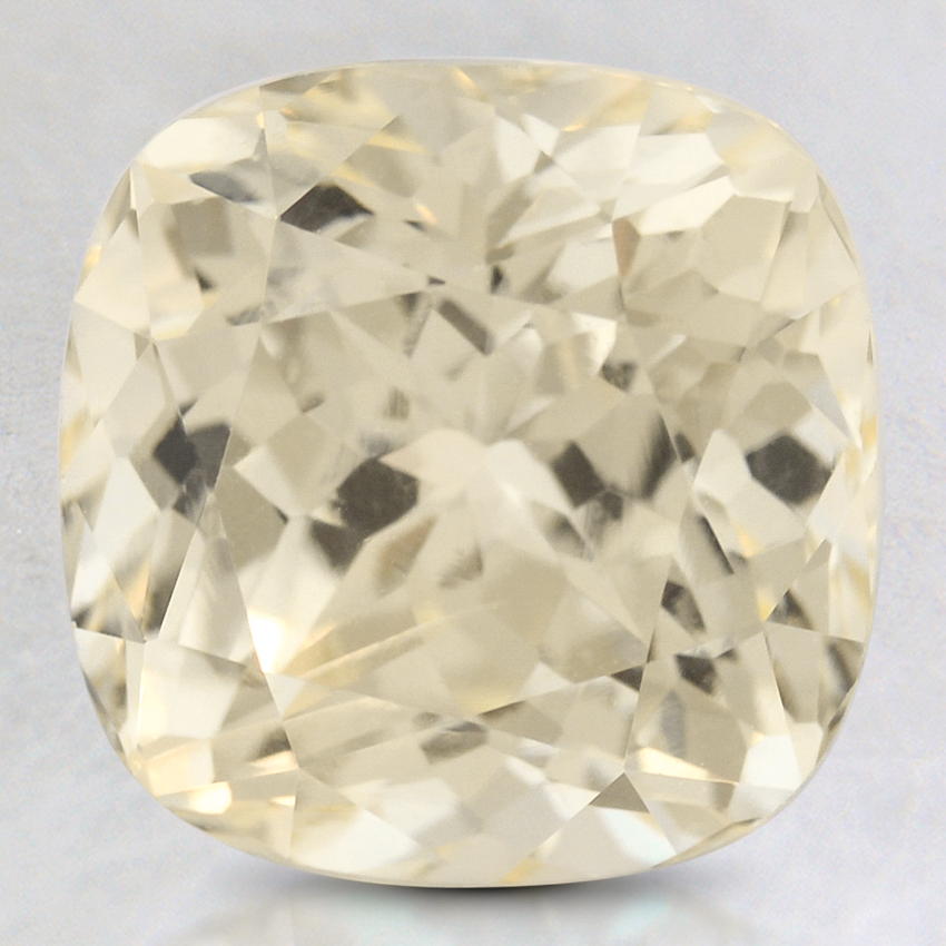 8.7x8.7mm Unheated Yellow Cushion Sapphire