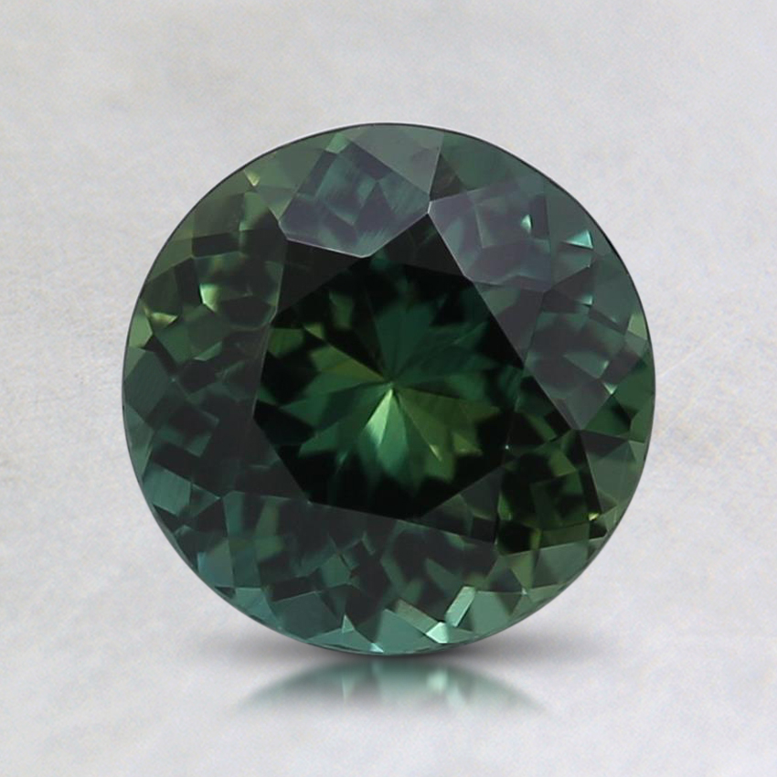 7mm Teal Round Sapphire