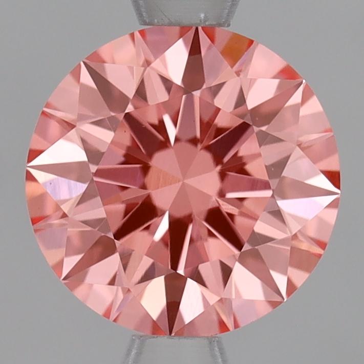 1.07 Ct. Fancy Vivid Pink Round Lab Grown Diamond
