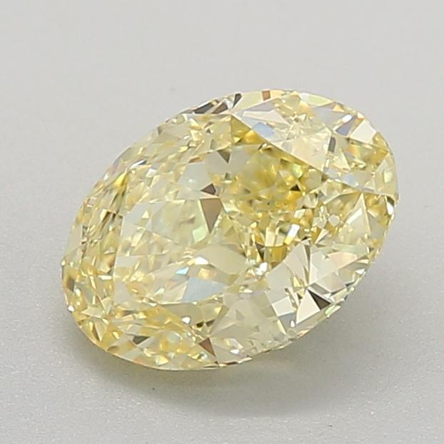 2.33 Ct. Fancy Intense Yellow Oval Lab Grown Diamond