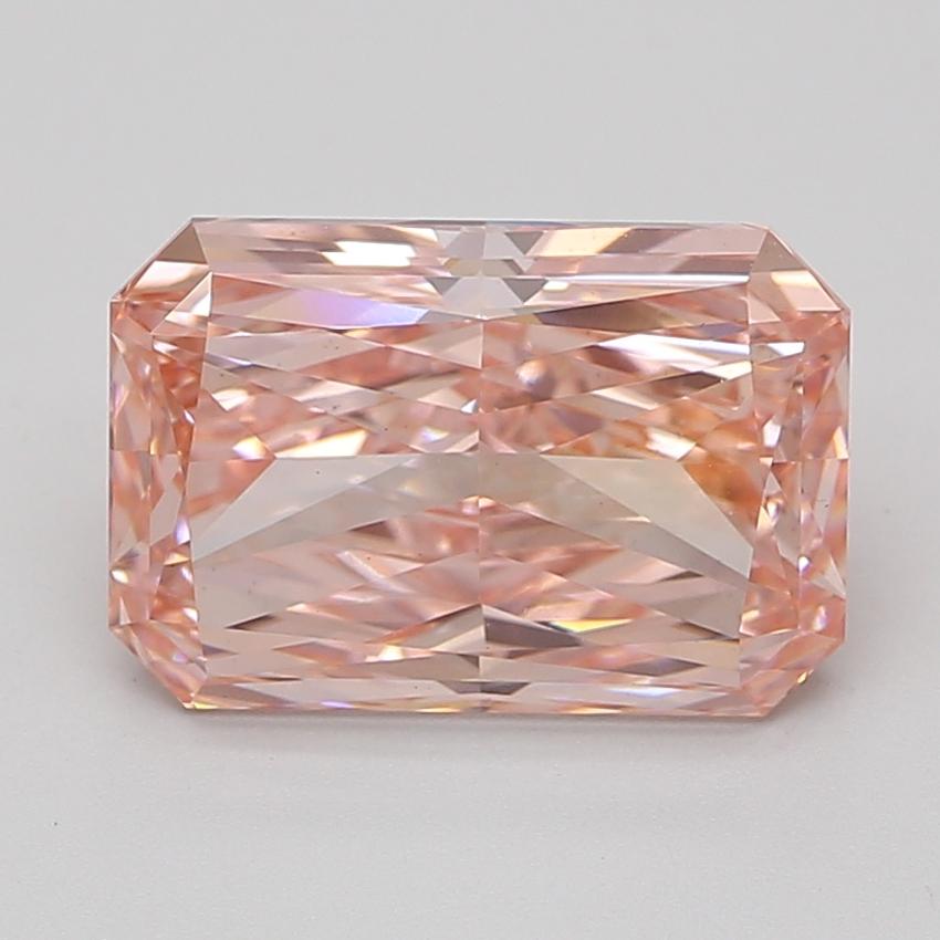 5.00 Ct. Fancy Vivid Pink Radiant Lab Grown Diamond