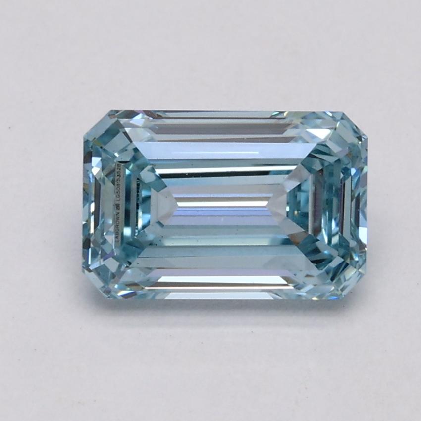 1.07 Ct. Fancy Intense Blue Emerald Lab Grown Diamond