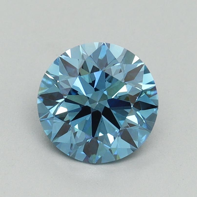 1.12 Ct. Fancy Vivid Blue Round Lab Grown Diamond