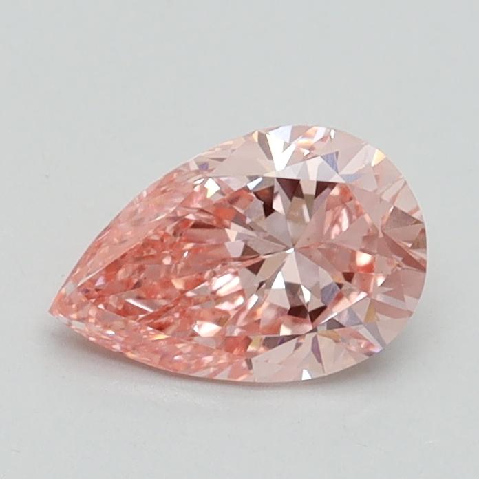0.70 Ct. Fancy Intense Pink Pear Lab Grown Diamond