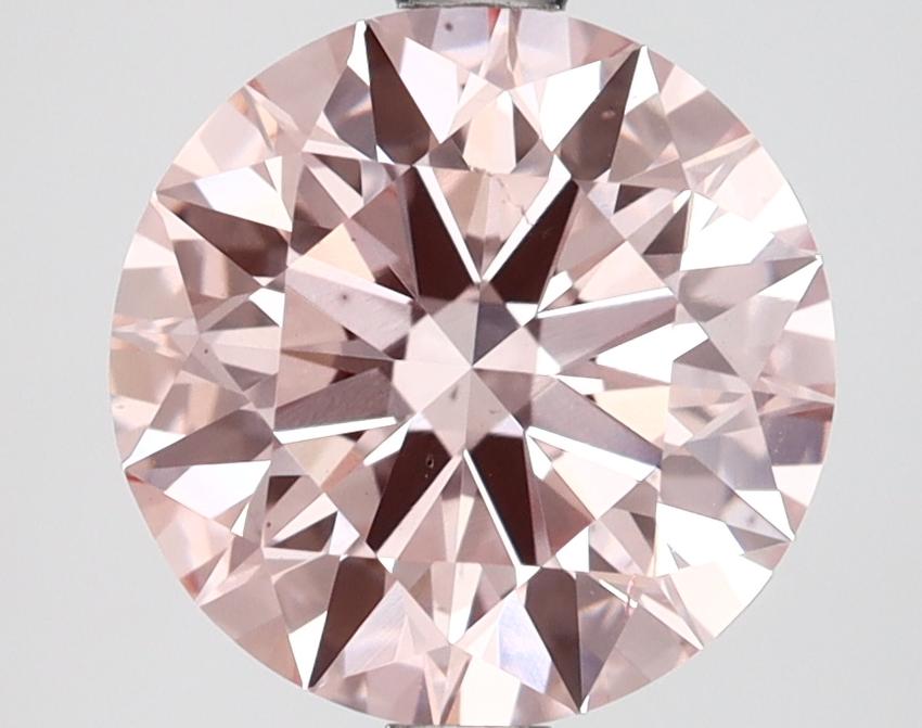 2.71 Ct. Fancy Intense Pink Round Lab Grown Diamond