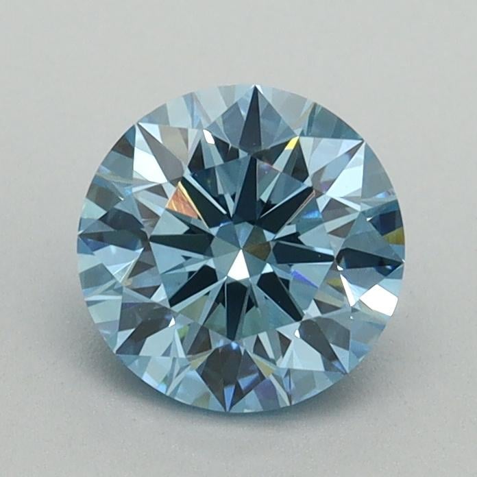 1.00 Ct. Fancy Vivid Blue Round Lab Grown Diamond